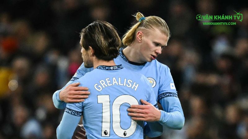 Haaland chia tay Jack Grealish